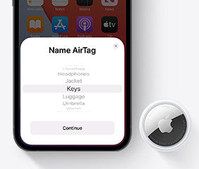 AirTag setup with iPhone